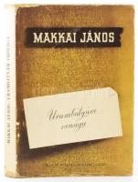 Makkai János: Urambátyám országa. Középosztályunk illemrendszerének és társadalmi viselkedésének szociográfiája. Bp., [1942.], Singer és Wolfner, (Hungária-ny.), 239+1 p. 2. kiadás. A borító Szalay Lajos munkája. Kiadói félvászon-kötés, javított, kopott, foltos, kiadói papír védőborítóban, kissé foltos gerinccel, kissé kopott borítóval.
