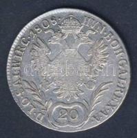 Ausztria/magyar verdejel 1808B 20Kr Ag II.Ferenc T:2/3