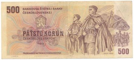 Csehszlovákia 1973. 500K "Z81 210143" T:F Czechoslovakia 1973. 500 Korun "Z81 210143" C:F Krause P#93