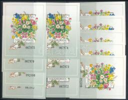 1994 Földrészek virágai V. - Európa 12 db blokk (12.000)