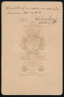 1883 Kisorosz (Torontáloroszi, Rusko Selo), Ambrus József (1847-1917) kisoroszi plébános, író dediká...