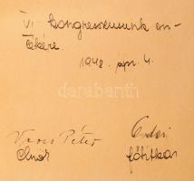 Nemzeti Parasztárt Pártiskolai Füzetek 1-12. füzet. A párt elnöke, Veres Péter (1897-1970) író, poli...