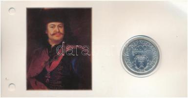 1976. 200Ft Ag "II. Rákóczi Ferenc" színes információs lappal T:BU Adamo EM48