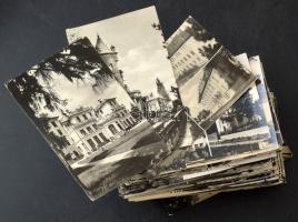 232 db MODERN fekete-fehér magyarországi város képeslap / 232 modern Hungarian black and white town postcards
