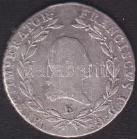 Ausztria/magyar verdejel 1814E 20Kr Ag II.Ferenc T:2-/3