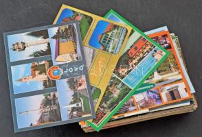 100 db MODERN megíratlan magyarországi város képeslap / 100 modern unused Hungarian town postcards