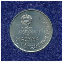 1983. 100Ft Cu-Ni-Zn "Széchenyi István" eredeti műbőr tokban, tanúsítvánnyal T:BU
Adamo E...