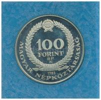 1983. 100Ft Cu-Ni-Zn "Czóbel Béla" eredeti műbőr tokban, tanúsítvánnyal T:PP
Adamo EM75