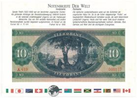 1969. 10Ft "Világ bankjegyei" borítékban T:UNC