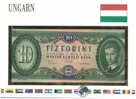 1969. 10Ft "Világ bankjegyei" borítékban T:UNC