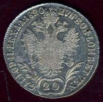 Ausztria/magyar verdejel 1820B 20Kr Ag II.Ferenc T:2/3+