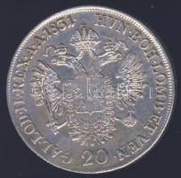 Ausztria 1831A 20Kr Ag I.Ferenc T:2/3+ k