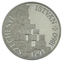 1991. 500Ft Ag "Széchenyi István" dísztokban T:AU (eredetileg PP), karc Adamo EM122