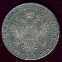 Ausztria/magyar verdejel 1833B 20Kr Ag I.Ferenc T:3