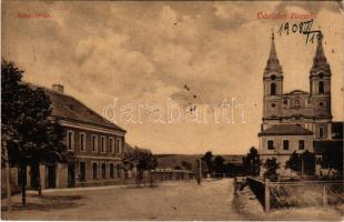 1908 Zirc, Rákóczy (Rákóczi) tér, Schehrer János kiadása (EK)