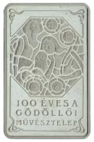 2001. 4000Ft Ag "100 éves a gödöllői művésztelep" kapszulában, tanúsítvánnyal, dísztokban ...