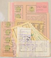 ca 1940 Cukorjegyek gyűjteménye, klf miskolci és budapesti cukorjegyek, utalványok.