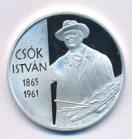 2015. 10.000Ft Ag "Csók István születésének 150. évfordulója" kapszulában, tanúsítvánnyal ...