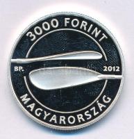 2012. 3000Ft "XXX. Nyári Olimpiai Játékok - London" kapszulában, tanúsítvánnyal T:PP ujjlenyomat Adamo EM251