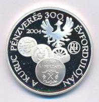 Fűz Veronika (1951-) 2004. "MÉE Sátoraljaújhely - 34. Vándorgyűlés / A kuruc pénzverés 300. évfordulóján" kétoldalas jelzett Ag emlékérem (33,98g/0.925/42,5mm) T:UNC (eredetileg PP) Adamo SU3