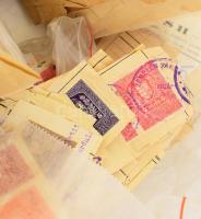 Hatalmas. illetékbélyeg előrendező vízjelállások szerinti gyűjtéshez. ca 1900-1940 közötti időszakbó...