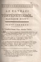 Molnár János: Az Anya-szent-egyháznak történeti. Mellyeket a' régi, és utóbbi írók válagatott n...