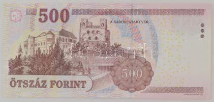 2011. 500Ft "EA 7452888" T:AU-XF, sarokhajlás, hullámos papír
Adamo F54J1