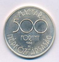 1988. 500Ft Ag "Labdarúgó Világbajnokság 1990 - három játékos" T:BU  Adamo EM106