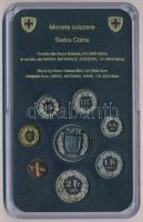 Svájc 1981. 1r-5Fr (8xklf) forgalmi sor műanyag dísztokban T:PP Switzerland 1981. 1 Rappen - 5 Franc...