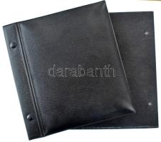 ~82db-os vegyes fémpénz gyűjtemény, benne lengyel forgalmi- és emlékérmékkel. Fekete műbőr borítású ...