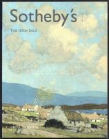 2004 Sotheby's The Irish Sale. Including Property from The Jefferson Smurfit Group. London, Sotheby's, 178+2 p. Angol nyelven. Rendkívül gazdag képanyaggal illusztrált. Jelentős részben festmény és grafika. Kiadói papírkötés.