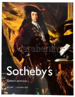 2005 Sotheby's Dipinti Antichi. Milano, Sotheby's, 164 p. Olasz nyelven. Rendkívül gazdag képanyaggal illusztrált. Jelentős részben festmény és grafika. Kiadói papírkötés.