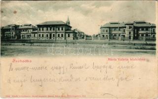 1899 (Vorläufer!) Szabadka, Subotica; Mária Valéria közkórhá. Nachbargauer János kiadása / hospital (Rb)