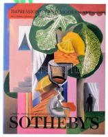 2000 Sotheby's Impressionist and Modern Art. Inculding Ceramics by Pablo Picasso. London, Sotheby's, 140 p. Angol nyelven. Rendkívül gazdag képanyaggal illusztrált. Jelentős részben festmény és grafika (Renoir, Monet, Chagall, Dalí, Léger, Miró, Delunay, Margitte, Max Ernst... és mások), de benne szoborok is (Rodin, Bugatti...stb.), valamint Picasso kerámiái is. Kiadói papírkötés.