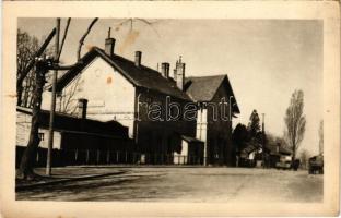Pancsova, Pancevo; Zeljeznicka stanica / vasútállomás / railway station (fl)