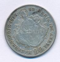 1848KB 20kr Ag "V. Ferdinánd" T:F Hungary 1848KB 20 Kreuzer Ag "Ferdinand V" C:F Huszár: 2081., Unger III.: 1419.