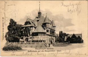 1903 Budapest XIII. Margitszigeti kávéház. Divald Károly 422. sz. (EK)