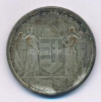 1930. 5P Ag "Horthy jobbra" T:VF, patina
Adamo P8