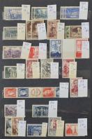 Főleg bélyegzett régebbi francia tétel a klasszikusoktól, később használatlan anyag a modern időkig,...