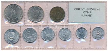 1973. 2f-10Ft (9xklf) érmés forgalmi sor fóliatokban T:UNC Adamo FO4