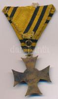 1913. "Mozgósítási Kereszt / 1912-1913-as Emlékkereszt" bronz kitüntetés eredeti viseltes ...