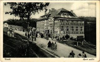 Uzsok, Uzok, Uzhok; Sportszálló étterem 850 méter magasban a Magyar-Lengyel határon / sport hotel and restaurant on the Hungarian-Polish border (EK)
