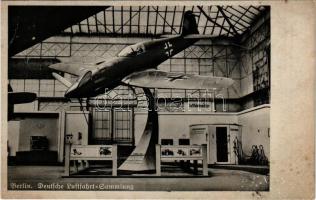 Berlin, Deutsche Luftfahrt-Sammlung, Lufhfahrtmedizin, "HEINKEL 112 U". Kunstverlag Walter Rau / német repülési gyűjtemény / German aircraft collection (felületi kopás / worn surface)