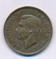 Nagy-Britannia 1944. 1/2C Ag "VI. György" T:XF,VF patina Great Britain 1944. 1/2 Crown Ag ...