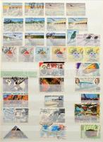 Afrikai országok A-Z érdekes sok ezer darabos főleg bélyegzett anyag, régi és modern bélyegek, kivág...