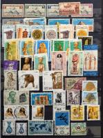 Afrikai országok A-Z érdekes sok ezer darabos főleg bélyegzett anyag, régi és modern bélyegek, kivág...