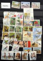 Afrikai országok A-Z érdekes sok ezer darabos főleg bélyegzett anyag, régi és modern bélyegek, kivág...