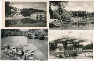 31 db MODERN magyar város képeslap: éttermek, szállodák, strandok, stb. / 31 MODERN Hungarian town-view postcards: restaurants, hotels, beaches, etc.