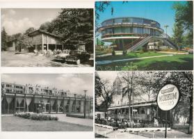 31 db MODERN magyar város képeslap: éttermek, szállodák, strandok, stb. / 31 MODERN Hungarian town-v...
