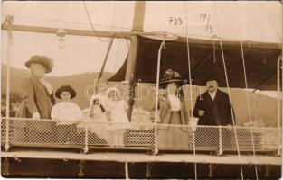 1912 Abbazia, Opatija; hajókirándulás / boat trip. Jelussich photo (EK)